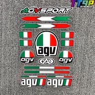 AGV Rossi 46หมวกกันน็อคส่วนบุคคลสติกเกอร์ตกแต่งรถยนต์รถจักรยานยนต์ดัดแปลงสติ๊กเกอร์ส่วนบุคคลกันน้ำสติ๊กเกอร์สะท้อนแสง