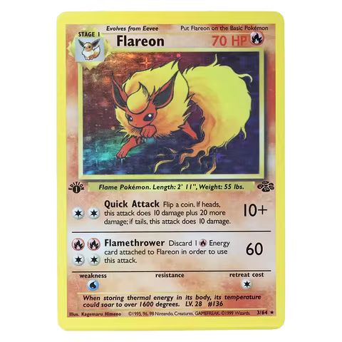 Proxy PTCG A-New 1st Edition 1999 English Fossil Series Jungle Series Articuno Clefable Proxy Cards 