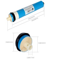 Limited Time Discounts 1 Pcs 50Gpd Water Filter Cartridge Reverse Osmosis System Vontron ULP1812-50 