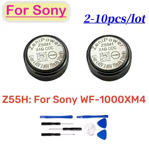2-10Pcs/Lot Origina New Z55H ZeniPower replacement CP1254 1254 for Sony WF-1000XM4 XM4 Bluetooth Hea