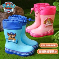AT/🪁Paw Patrol Children's Rain Boots Boys' Baby Rubber Shoes Non-Slip Girls' Rain Boots Primary School Children Rain Sho