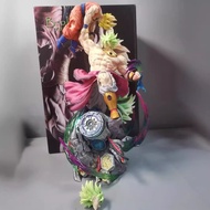 HOT SALE-Dragon Ball Broly Saiyan Anime Figure GK Model – Cloud Rising Broly Collectible Action Figu