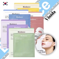 BIODANCE Real Deep Mask 4pcs per Box, Collagen, Ceramide, Sea Kelp, Niacinamide, Caviar PDRN, Korean