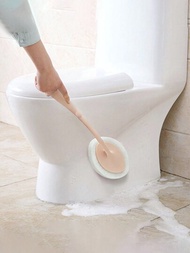 Cepillo de limpieza de almohadilla de fregado de mango largo para baño, bañera, lavabo de cocina, estufa, fregadero; sin lastimar tus manos