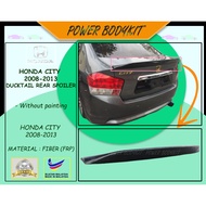 ✨ Honda City 2008-2013 Ducktail Spoiler Short Spoiler Duck Tail 2008 2009 2010 2011 2012 2013 Materi