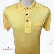 Montagut Men’s Renard Fil-Lumiere Short Sleeve Polo T-Shirt in Plain 100% Polyamide Made in Portugal