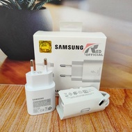 100% Original Samsung 25W Charger Type C To Type C Super Fast Charging