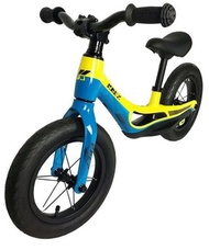 (免運) KREX 超輕量 鋁鎂合金 兒童 滑步車 平衡車(黃藍)-【台中-大明自行車】