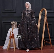 Gamis batik. Gamis batik Jumbo LD 120 CM -gamis terbaru 2023 - BAJU GAMIS BATIK WANITA JUMBO - GAMIS