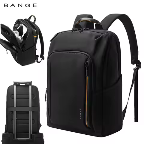 BANGE New Waterproof Men Travel Casual Sports School Laptop Student Backpack