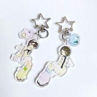 1pc Original Acrylic Keychain, Angel, Four-Leaf Clover, Dreamy BFF, Cute Baddie, Heart, Casual, Fash