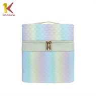 Satu Keluarga Box Make Up Tas Kosmetik Portable K156 Beauty Case Makeup Box Motif Gradasi Case Makeu