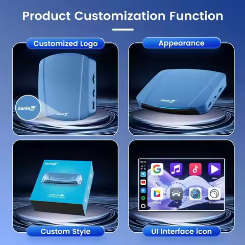 Universal Carlinkit Tbox ultra Tv Dongl 6350 8G 256Gb Wireless 5G 2.4G Carplay Adapter Sans Fil Car 
