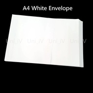 A4 Envelope (50pcs/pkt) Peel Seal Simili 100gm 229x324mm Sampul Surat 自粘白信封