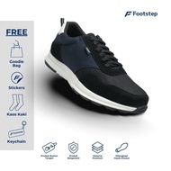 Footstep Footwear Afton Navy Black - Original Men's Casual Sneakers