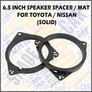 Universal Car Audio Speaker Spacer Adapter Protection Cover Mount Black Spacer Rings 2pcs