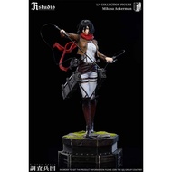 JR Studio - Mikasa & Armin Attack on Titan Resin Statue GK Anime Figure