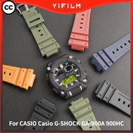 CC Resin Strap For CASIO Casio G-SHOCK GA-900A 900HC Resin Silicone Watch Band With Male Watch Repla