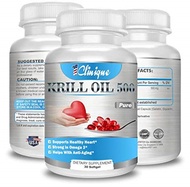 [USA]_1Clinique Krill Oil 500 - Heart Health - Healthy Cholesterol Levels - Healthy Youthful Skin -
