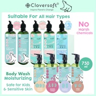 Cloversoft Soft and Smooth Tranquility Shampoo / Conditioner 500ml Bodywash 750ml Plant Based Hair S