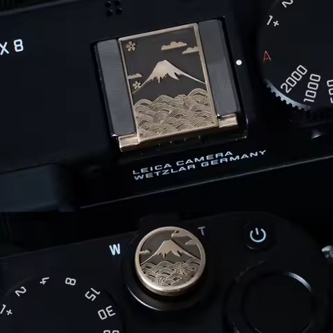 Mount Fuji Camera Brass Hot Shoes Cover Release Button for Fujifilm XT5 XT20 100Vi 100V XT30 XT50 Le