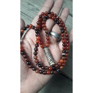 Yemen Honey Stone tasbih Necklace With Tube r4j4h