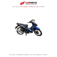Plastic Set - Cover - HONDA K03 Wave Rsx 110 2010 Dark Blue -B206 Y8 Y9-B