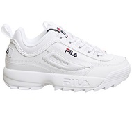 Fila Womens White Disruptor II Premium Sneakers