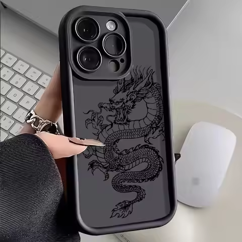 Dragon Case for VIVO Y22S Y36 Y35 Y16 Y33S Y32 Y21 Y31 V29 V23E V27E V27 V23 V25 S1 V20 Pro V11i Y01