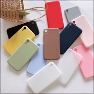 Casing VIVO V11 / V11 Pro / V11i / V9 / V7 / V7 Plus / V5 / V5S / V5 Plus Case Fashion Candy Color Phone Case Solid Color Soft Case Cover