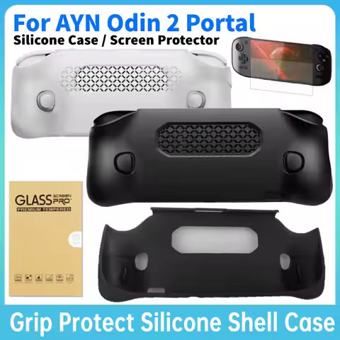 For AYN Odin 2 Portal Silicone Case Grip For Odin2 Portal Game Console Handle Protective Case Holder