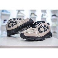Dior B30 CD Shoes - Stylish Black Mesh & White Detail