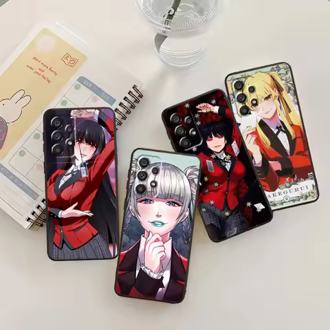 K-Kakegurui Anime Cute For Samsung Note 20 10 Ultra Plus A31 A14 A12 A70 A34 A25 A04 A05 A15 A24 5G 