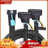 For Server Data Transmission Cable Slimline SAS MCIO 8i 74P to 2XSFF 8639+ 15P Adapter Cable for Ser
