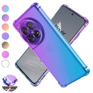 For OnePlus 13 12 Shockproof Gradient Airbag TPU Case For One Plus 13R 12RSoft Silicone Protective P