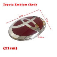 CP TOYOTA Car Logo Emblem Car Front Grille Emblem Logo Rear Trunk Badge Sticker (High Quality)