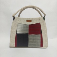 UWAISGEN Tas Jinjing Wanita Eliza Bag Bag Goni Rangrang Etnik Bali Handmade