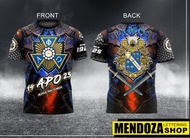 dde7a 3D print Tshirt philippine 1925 APO ALPHA PHI High quality full sublimation T shirts free cust