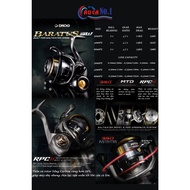 DAIDO BARATUS SW FISHING MACHINE - GEAR RATIO 6.2:1 - 7+1BB - SPECIALIZED IN SALT WATER