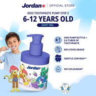 Jordan Kids Toothpaste Pump Step 2 (6-12 Years) (188g)