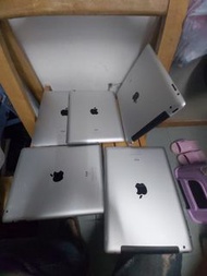 ipad平板.5部，一部壞咗，4部正常，2台可插sim卡。