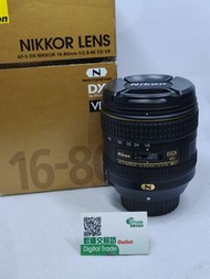 近完美 極新淨 Nikon AFS 16-80MM F2.8-4 Vr DX 16-80