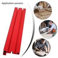 เครื่องเครื่องมือรางไม้ T-Trackรั้วอลูมิเนียมโปรไฟล์75ประเภทที-ติดตามพร้อมสเกลสำหรับโต๊ะเราเตอร์