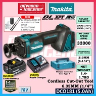 Makita DCO181 / DCO181Z 18V Cordless Cut-Out Tool 6.35MM (1/4")