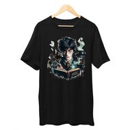 Streetwear T-shirt Magic Potion Book Luminous Mantra Wand Mystical Cauldron Motif T-shirt Short Slee