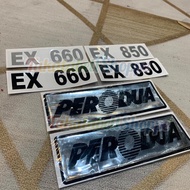 Sticker kancil/sticker produa kancil/EX 850 & EX 660 cutting & saiz Ikut original/emblem kancil