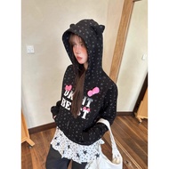 Amoeba hooded sweatshirt Full Paw Print