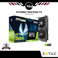 ZOTAC Gaming GeForce RTX3060 TWIN EDGE V2 12GB GDDR6 | Graphics Card