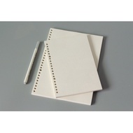 Size A4-30 holes - refill paper for notebooks 80 gsm-45 sheets (90 pages)
