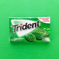 TRIDENT Spearmint gums permen karet import Sugar Free Termurah